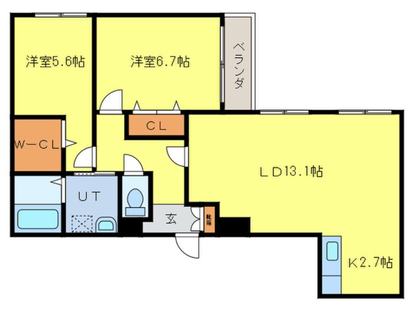 間取図 アニマーレ２２７