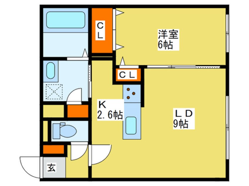 間取図 カヌレ