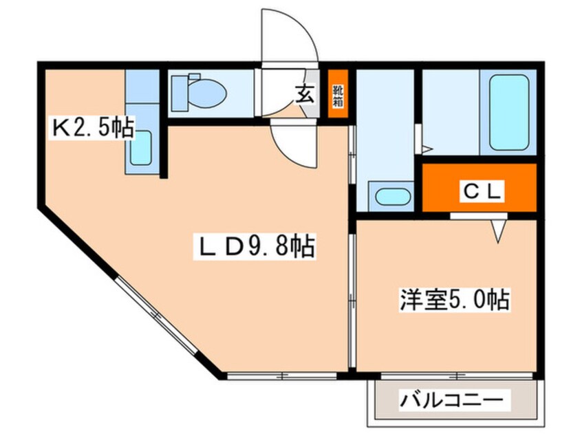 間取図 Alta Marea桑園