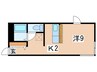 ｴｸｾﾚﾝﾄﾊｳｽ中島公園165 1Kの間取り