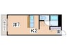 ｴｸｾﾚﾝﾄﾊｳｽ中島公園165 1Kの間取り