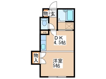 間取図 フラット蒼