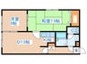 タク・ニヴァス 2DKの間取り
