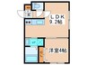 ソレイユ５２２ 1LDKの間取り