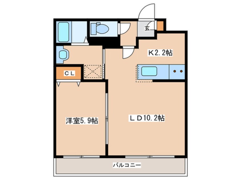 間取図 平岸Riverside