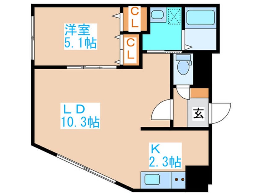 間取図 ALPHA南円山