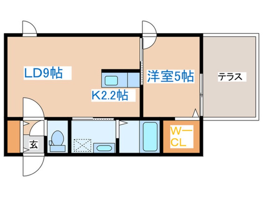 間取図 CURTIS HASSAMU