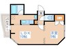 ワイズシティビル 1LDKの間取り