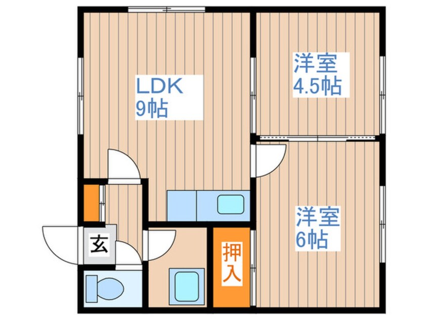 間取図 すみれ荘