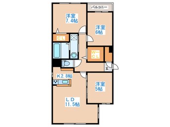 間取図 山の手シティステラ