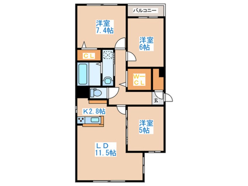間取図 山の手シティステラ