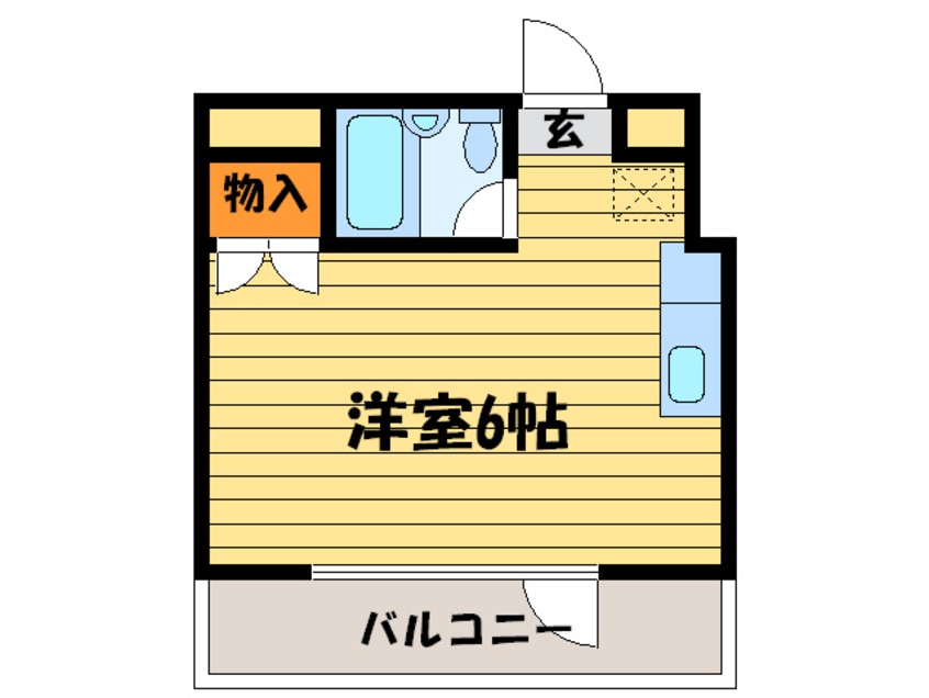 間取図 アークパレス平岸
