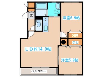 間取図 ラフィ－ネ