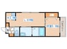 YU‐COURT　大通西13 1LDKの間取り