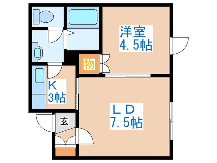 間取り図 アイビル西町北