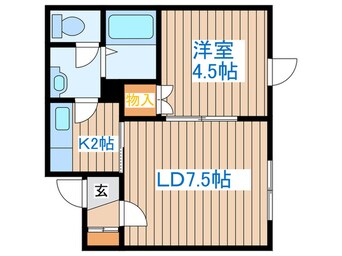 間取図 アイビル西町北