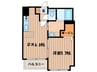 クラッセ北大通 1DKの間取り