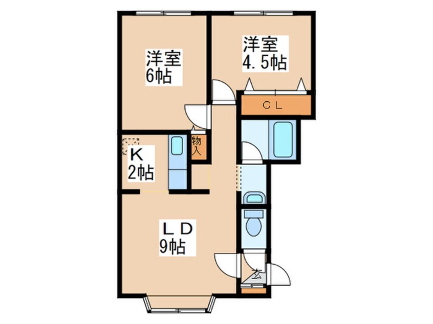 間取図 セトル西岡