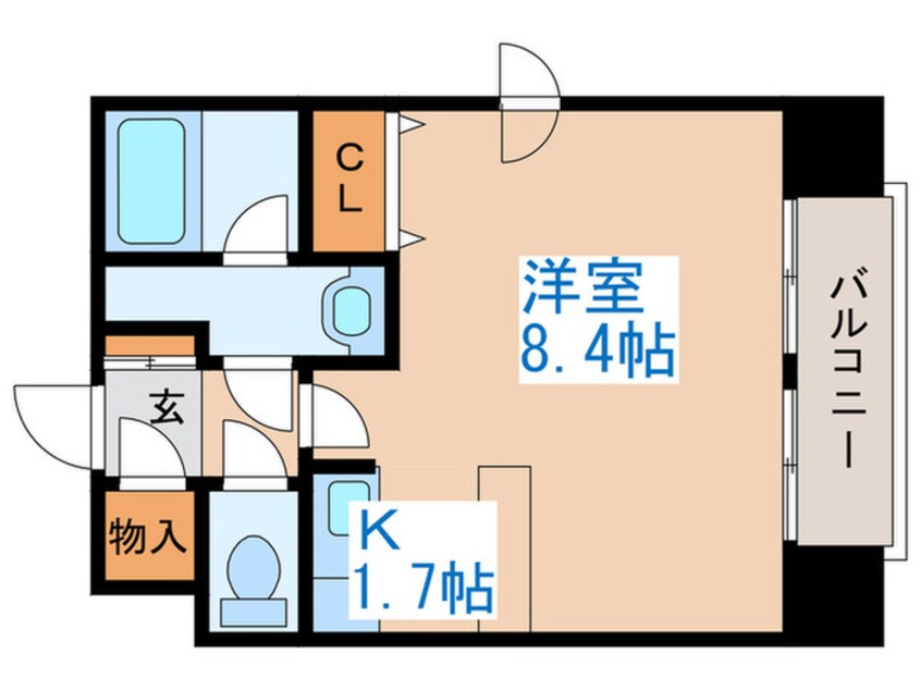 間取図 クレジデンス札幌・南4条