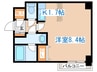 クレジデンス札幌・南4条 1Kの間取り