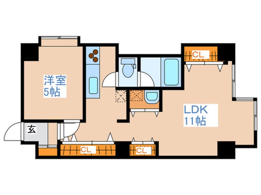 間取図 平岸フラワ－ホ－ム(218)