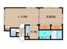 コムフォ－ト北１６条 1LDKの間取り