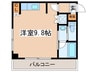 円山シャトー桂和医大前 1Rの間取り