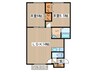 畑野マンション 2LDKの間取り