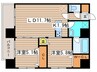 MODENA円山 2LDKの間取り