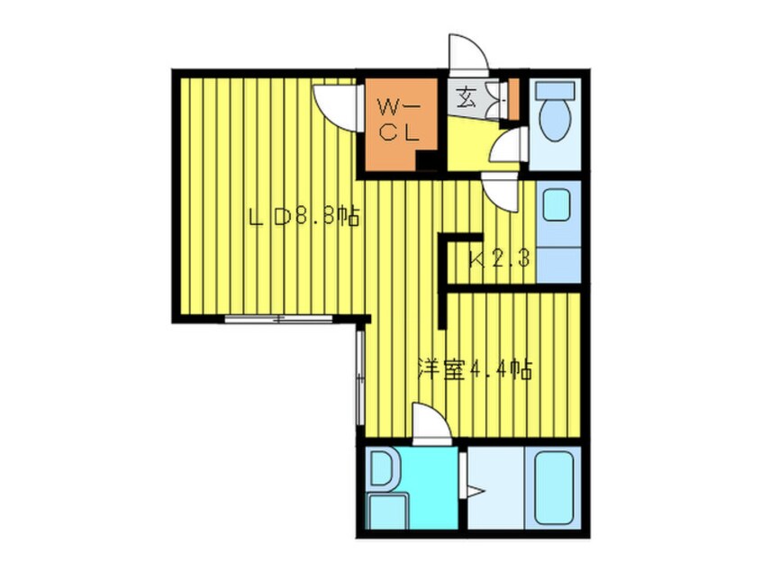 間取図 エスパス　ル－ジュ