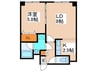 ノースパレス福住壱番館 1LDKの間取り