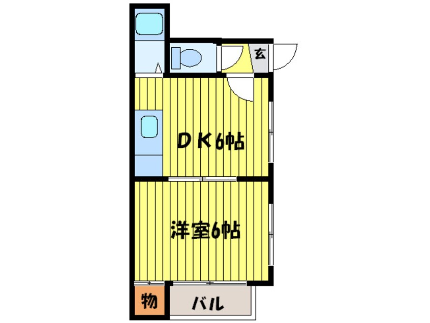 間取図 メゾンドール藻岩