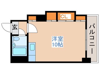 間取図 シティハイム平岸