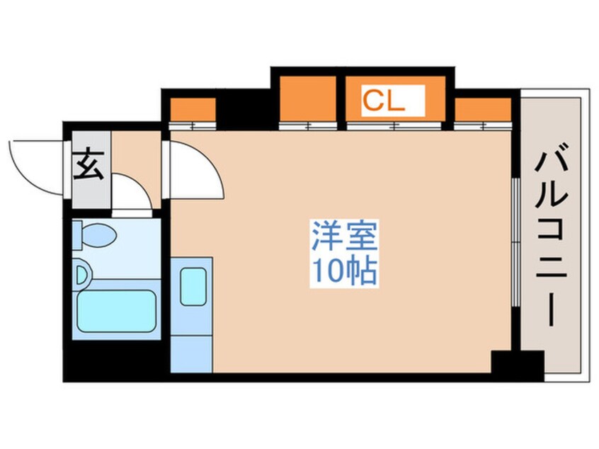 間取図 シティハイム平岸