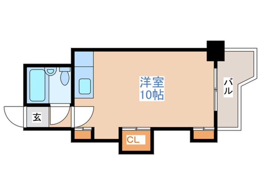 間取図 シティハイム平岸