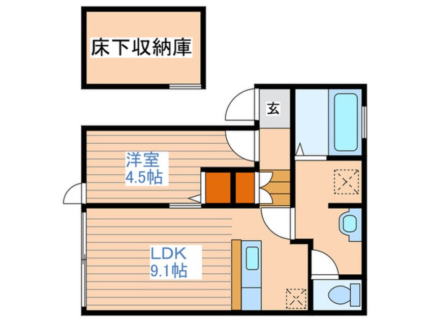 間取図 エスパニア札幌Ⅴ
