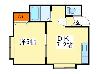 間取図 エミネンス北大西