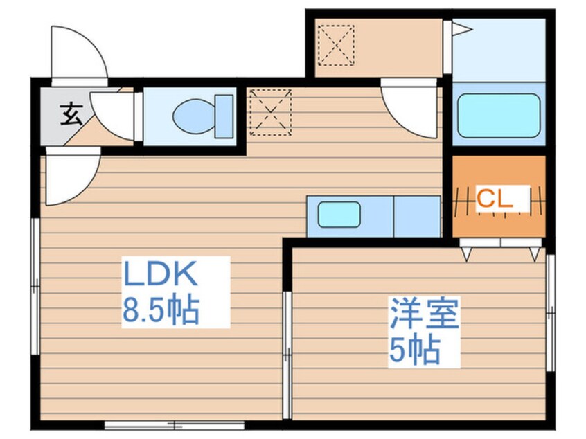 間取図 カシーナ平岸高台壱番館