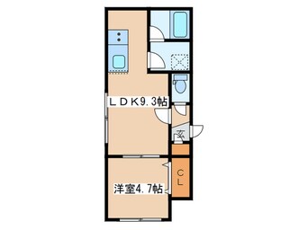 間取図 EAGLE N36