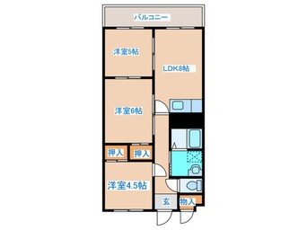 間取図 第１７松井ビル