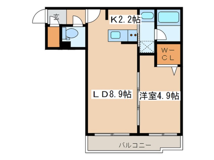 間取図 グランドサクセス麻生Ⅱ