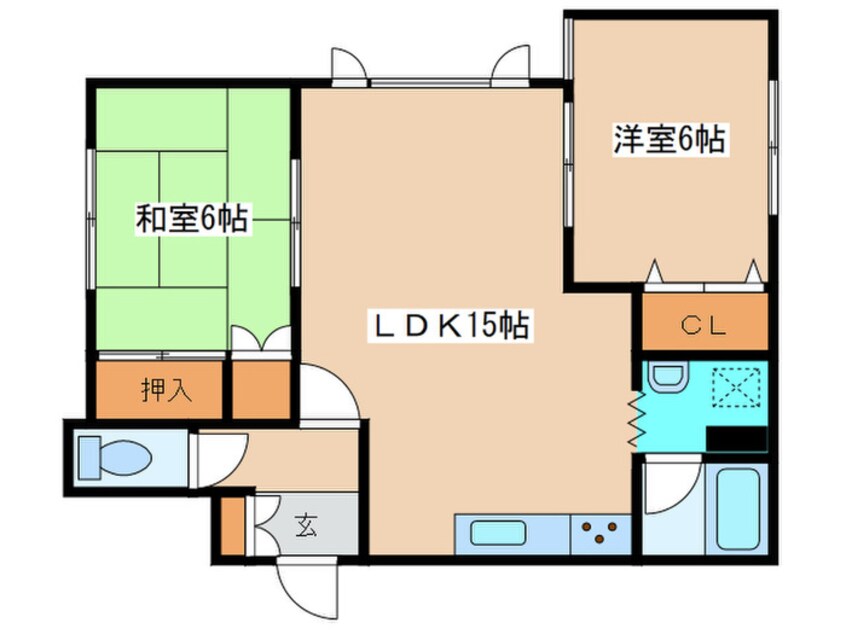 間取図 キャッスル