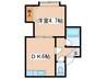 アークコート南郷３丁目・Ⅰ 1DKの間取り