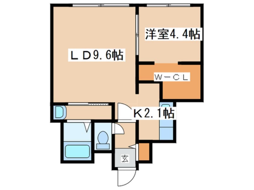 間取図 ブルーイング大通東