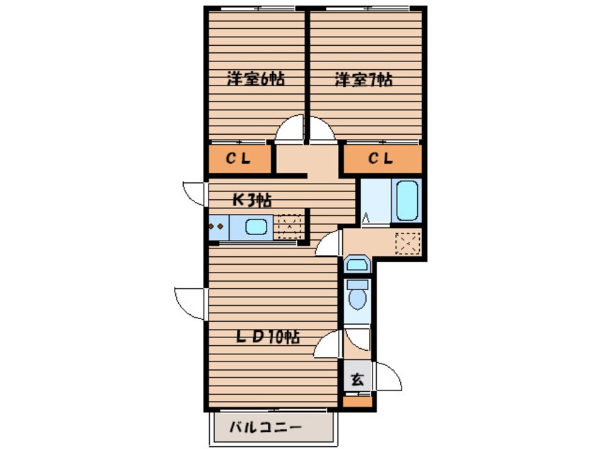 間取図 オ－ガストⅡ