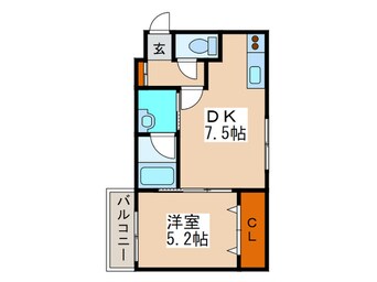 間取図 シャリテ元町