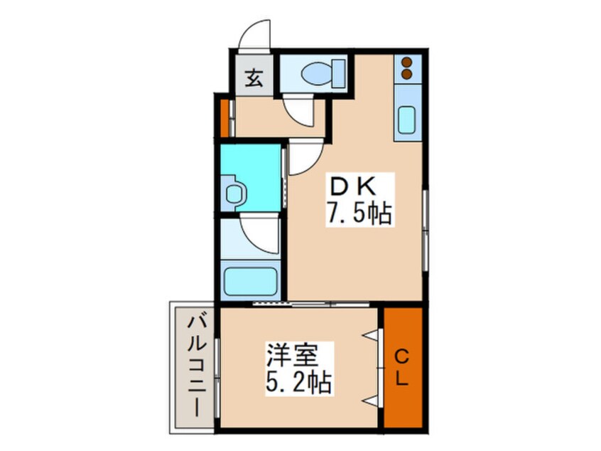 間取図 シャリテ元町