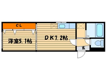 間取図 North　West　IR