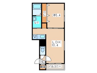 間取図 グランメールROSA