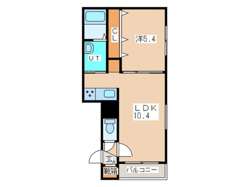 間取図 グランメールROSA
